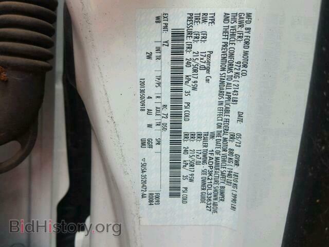 2013 FORD FOCUS - VIN: 1FADP3K21DL336327 - Фото 10