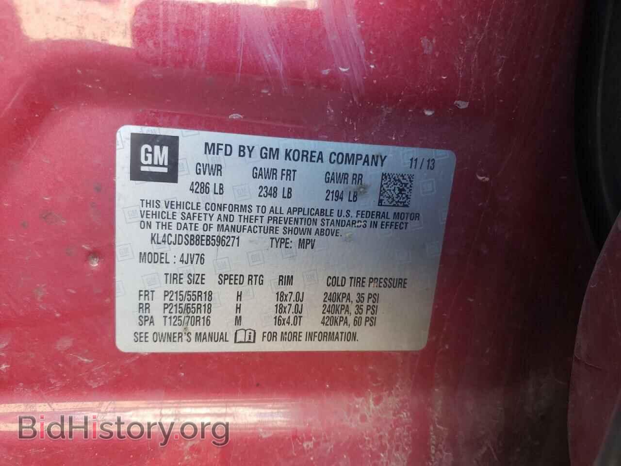 2014 BUICK ENCORE - VIN: KL4CJDSB8EB596271 - Photo 13