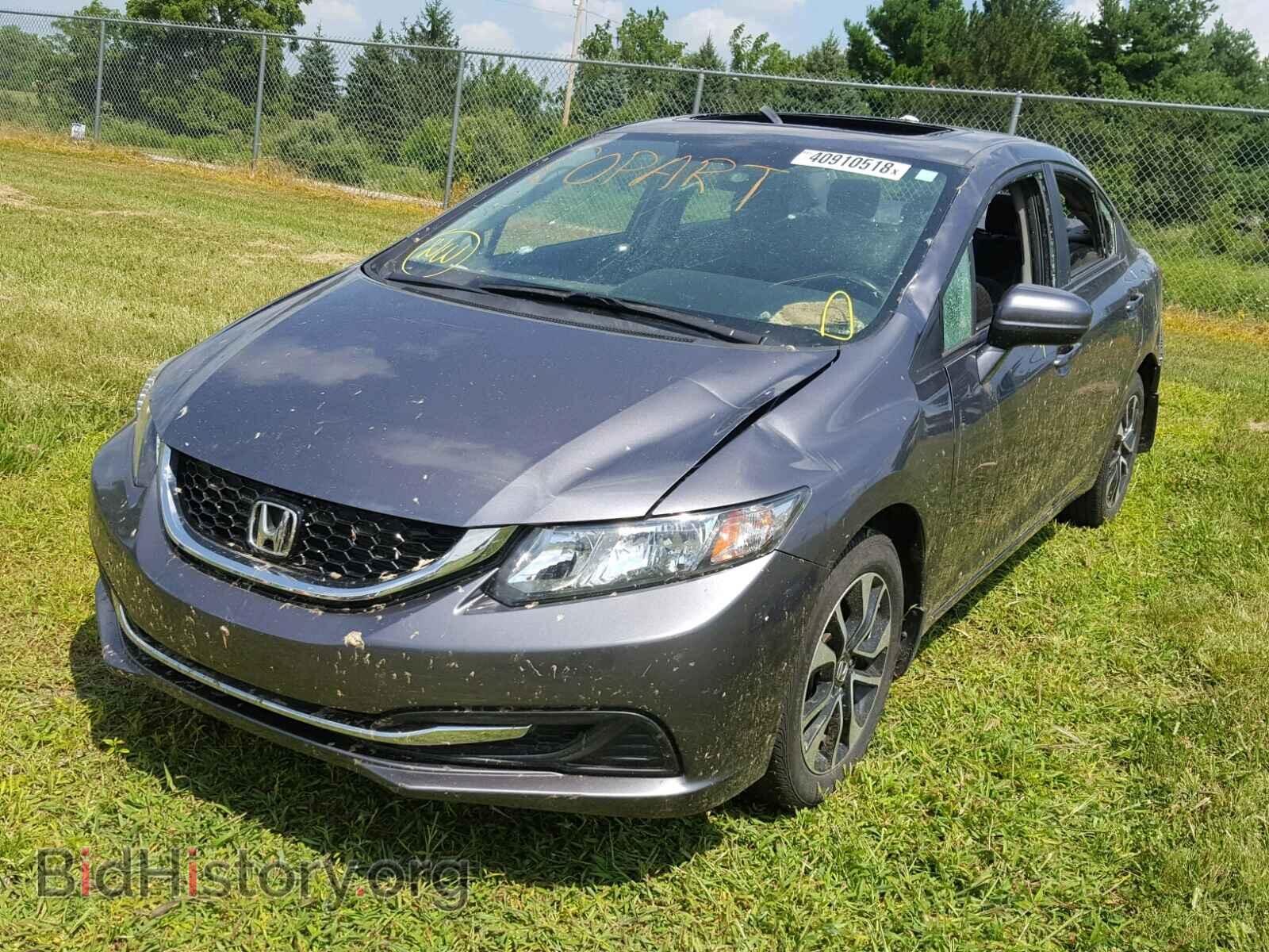 2014 HONDA CIVIC - VIN: 19XFB2F84EE055563 - Фото 2