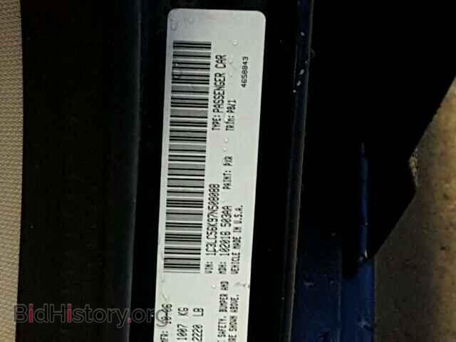 2007 CHRYSLER SEBRING - VIN: 1C3LC56K97N508088 - Фото 10