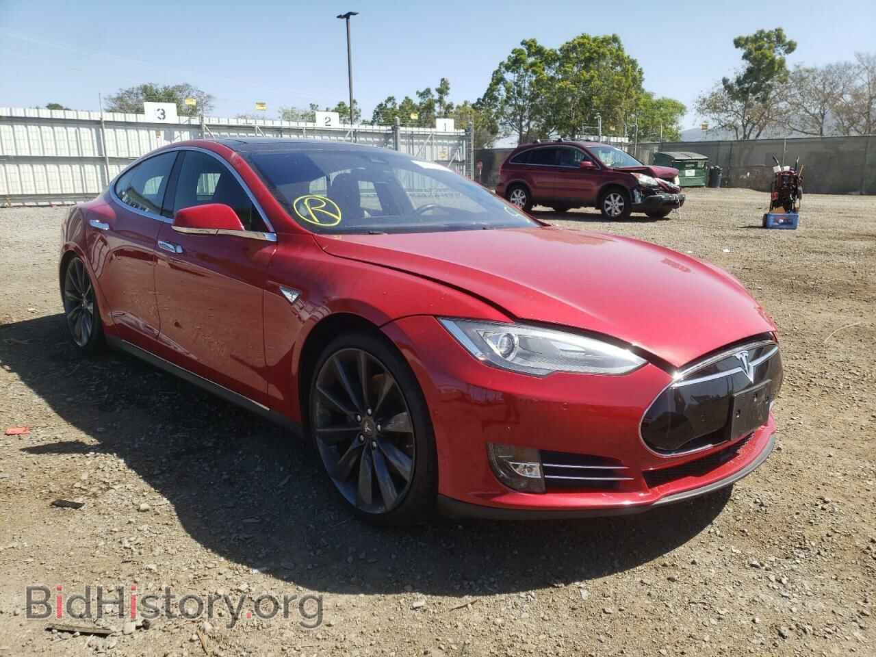 Фотография 5YJSA1H13EFP62210 - TESLA MODEL S 2014