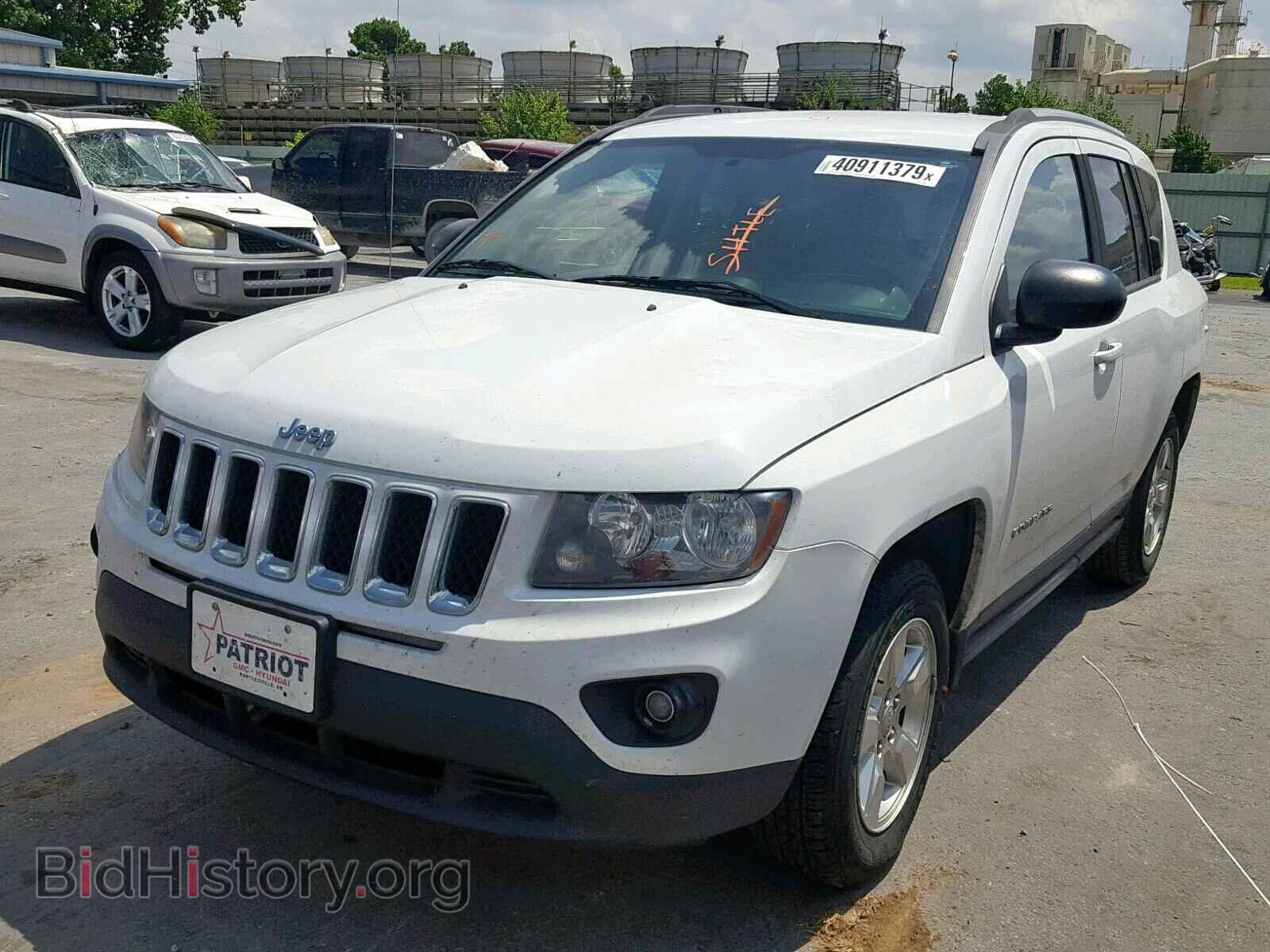 2014 JEEP COMPASS SP - VIN: 1C4NJCBAXED832553 - Фото 2
