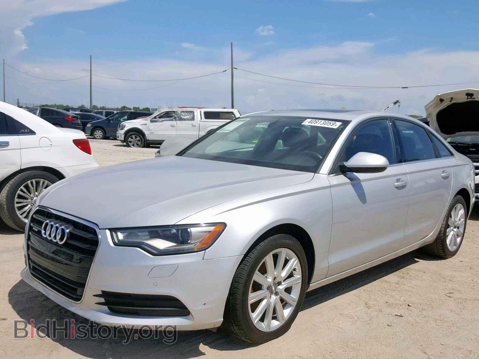 2013 AUDI A6 - VIN: WAUGFAFC1DN148619 - Фото 2