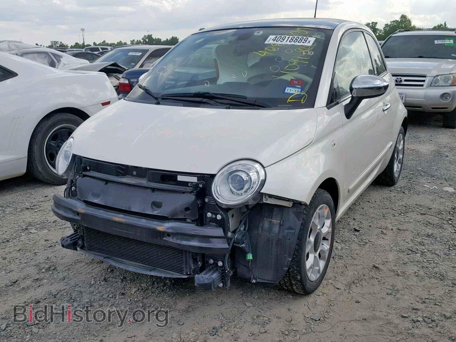 2017 FIAT 500 - VIN: 3C3CFFCR5HT503115 - Фото 2