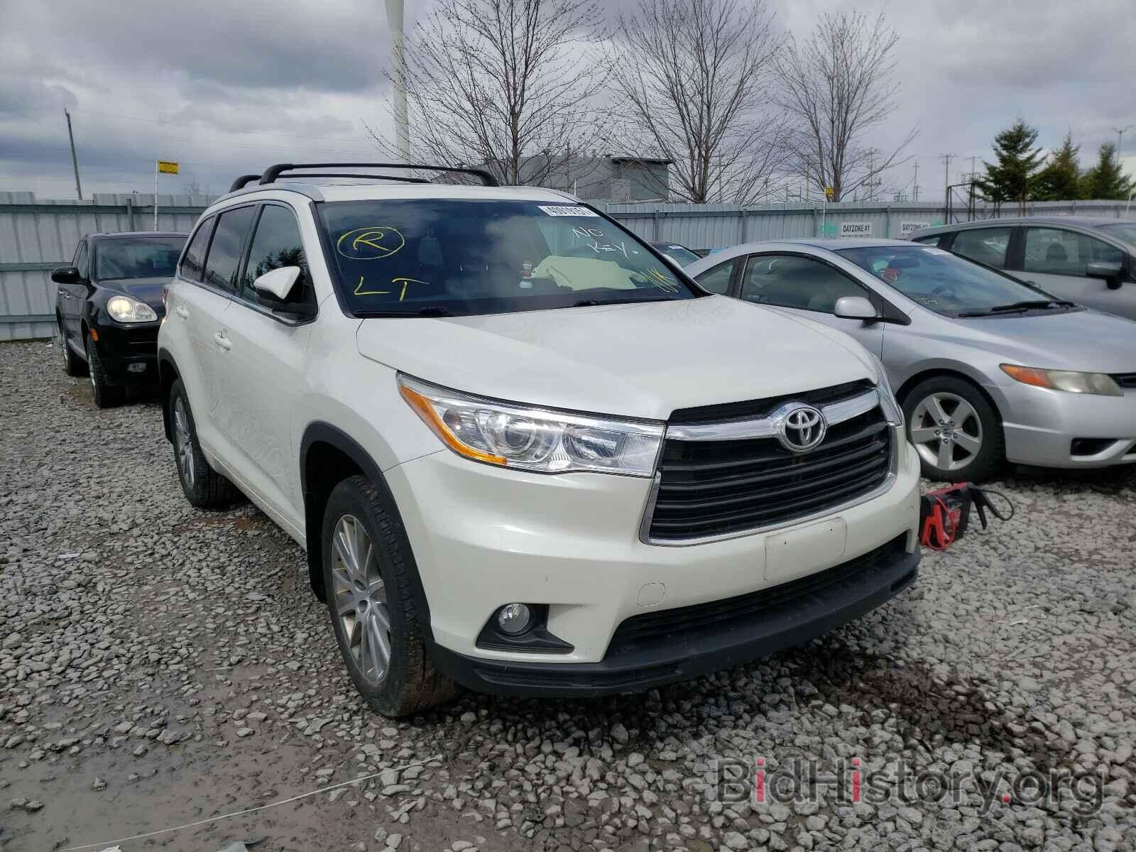 Photo 5TDJKRFH2FS210752 - TOYOTA HIGHLANDER 2015