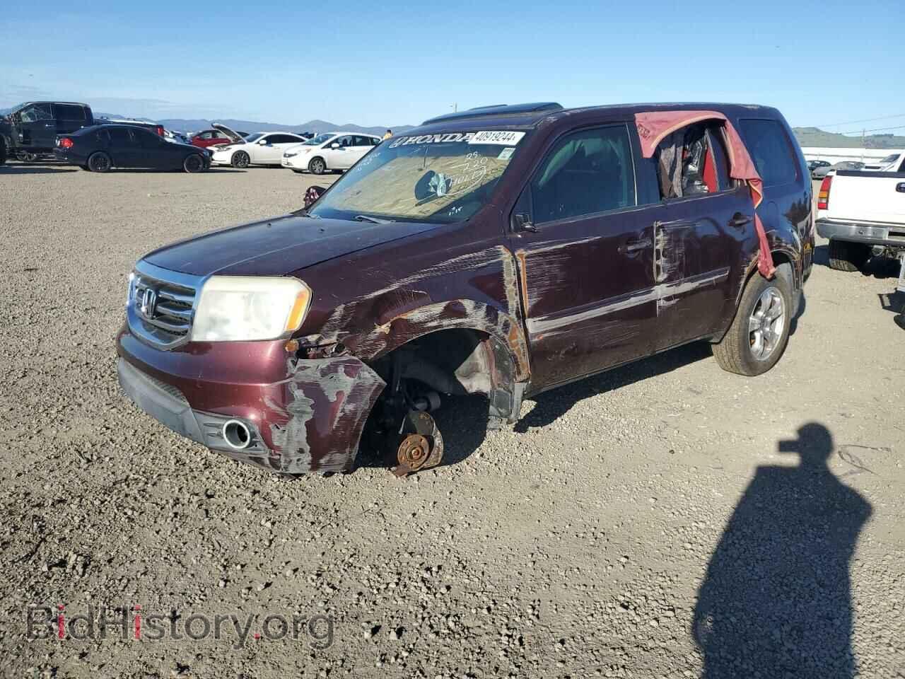 Фотография 5FNYF3H57DB022118 - HONDA PILOT 2013