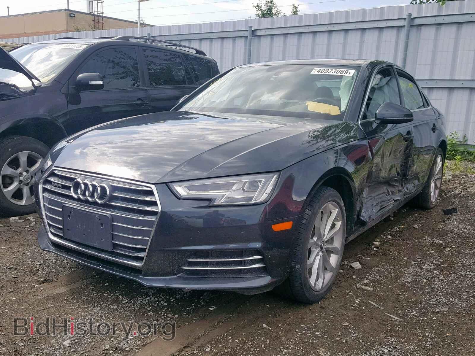 2017 AUDI A4 - VIN: WAUBNAF44HN062863 - Фото 2