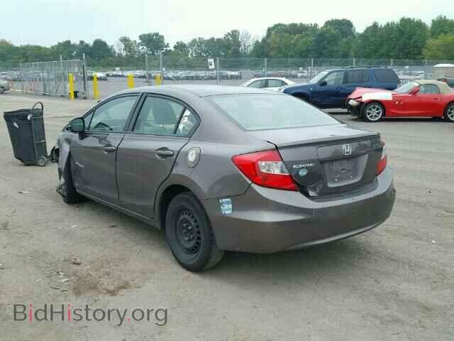 2012 HONDA CIVIC LX - VIN: 2HGFB2F5XCH540010 - Фото 3