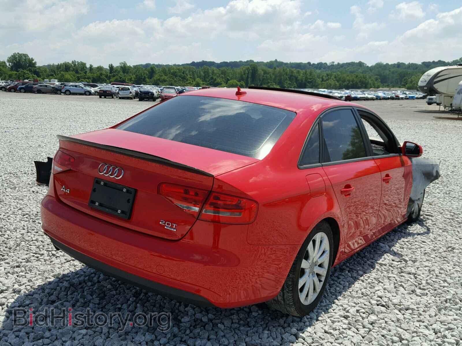 2014 AUDI A4 - VIN: WAUBFAFL0EN026586 - Фото 4