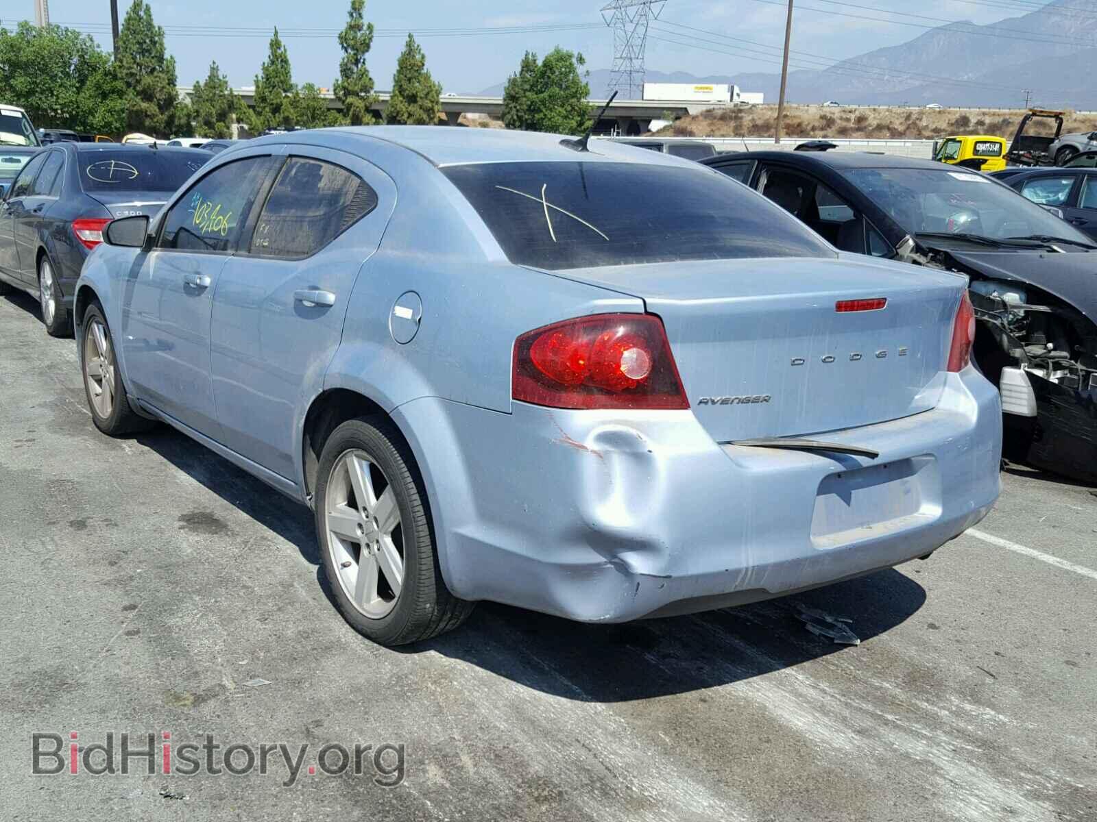 2013 DODGE AVENGER - VIN: 1C3CDZAB9DN625791 - Фото 3