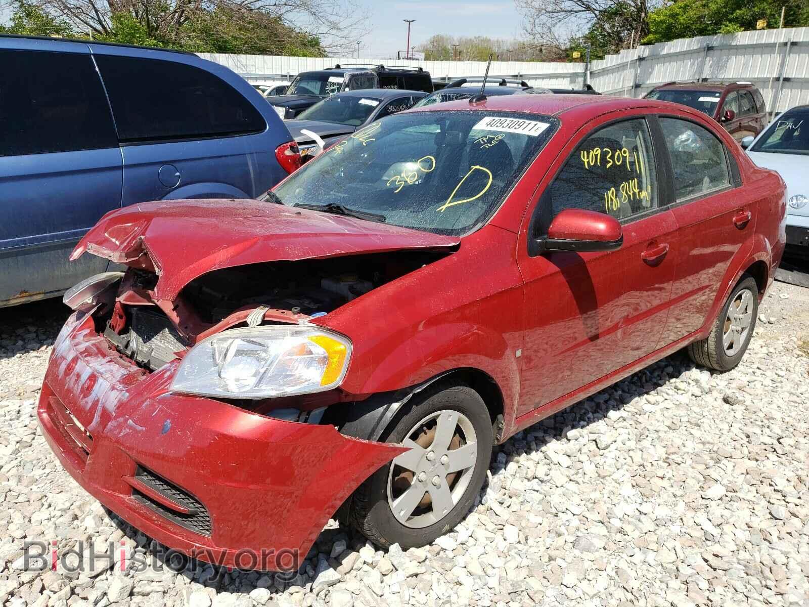 2009 CHEVROLET AVEO - VIN: KL1TD56E09B340050 - Фото 2