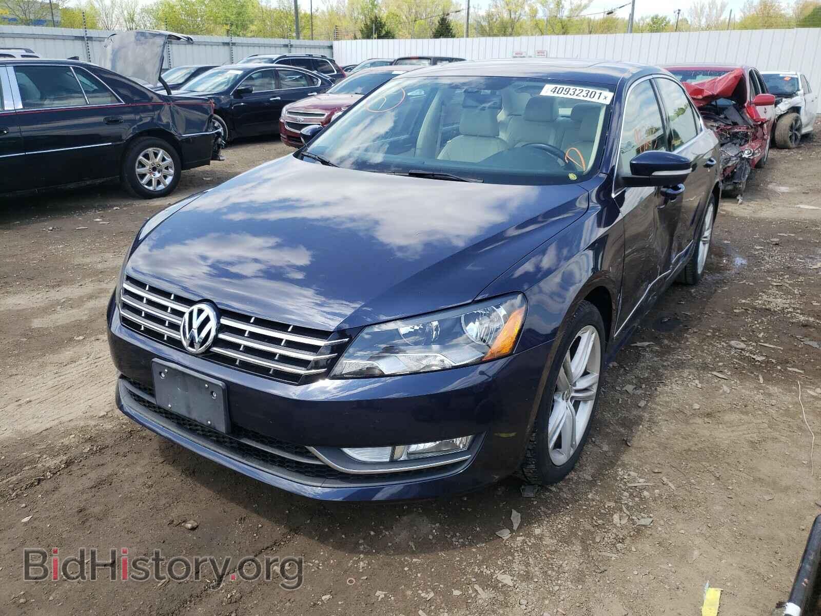 2013 VOLKSWAGEN PASSAT - VIN: 1VWCN7A35DC044366 - Фото 2