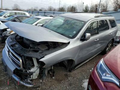 2016 Dodge DURANGO Limited, серебристый — VIN 1C4RDJDG7GC341025, Copart