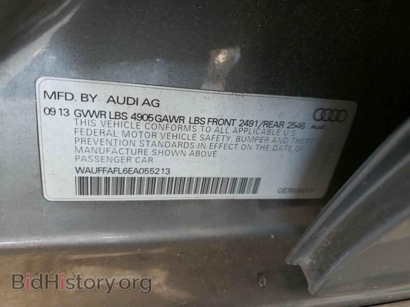 2014 Audi A4 (VIN WAUFFAFL6EA055213) — photo 10 of 10