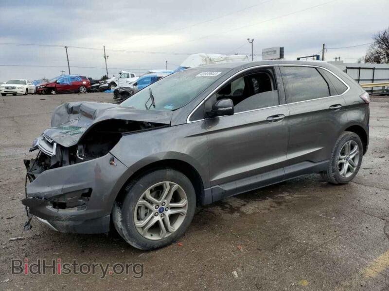 2017 Ford EDGE Edge Titan (VIN 2FMPK3K94HBB12327) — photo 1 of 14, Copart, damage: front end