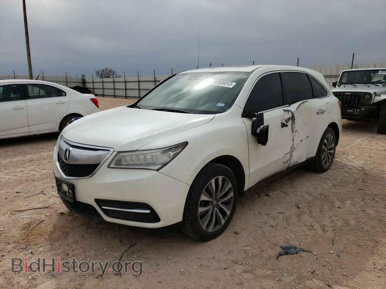 Photo 5FRYD4H40EB048238 - ACURA MDX 2014