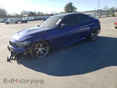 2018 BMW M3, blue — VIN WBS8M9C58J5L71780, Copart