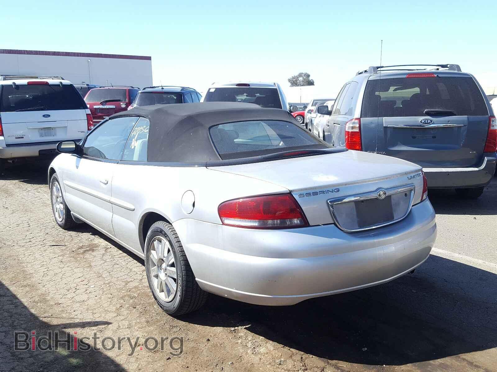 2004 CHRYSLER SEBRING - VIN: 1C3EL65R64N340967 - Фото 3