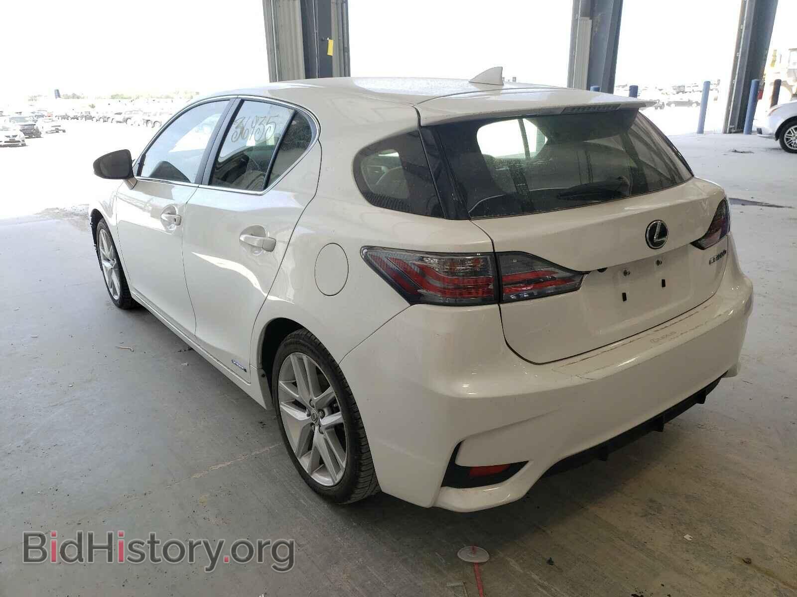 2017 LEXUS CT 200 - VIN: JTHKD5BH1H2302599 - Фото 3