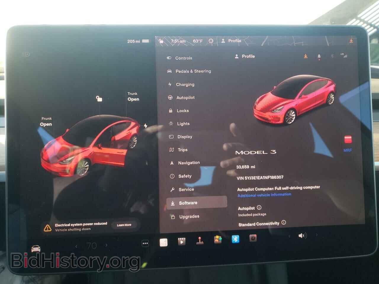 2022 TESLA MODEL 3 - VIN: 5YJ3E1EA1NF186307 - Photo 9