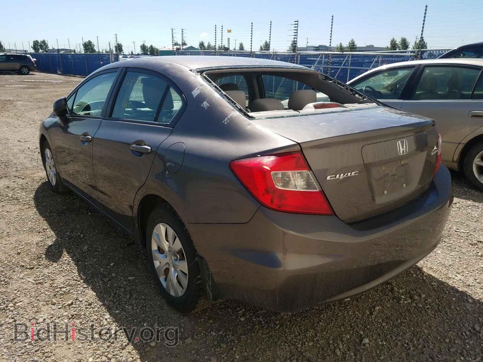 2012 HONDA CIVIC - VIN: 2HGFB2F42CH046120 - Фото 3