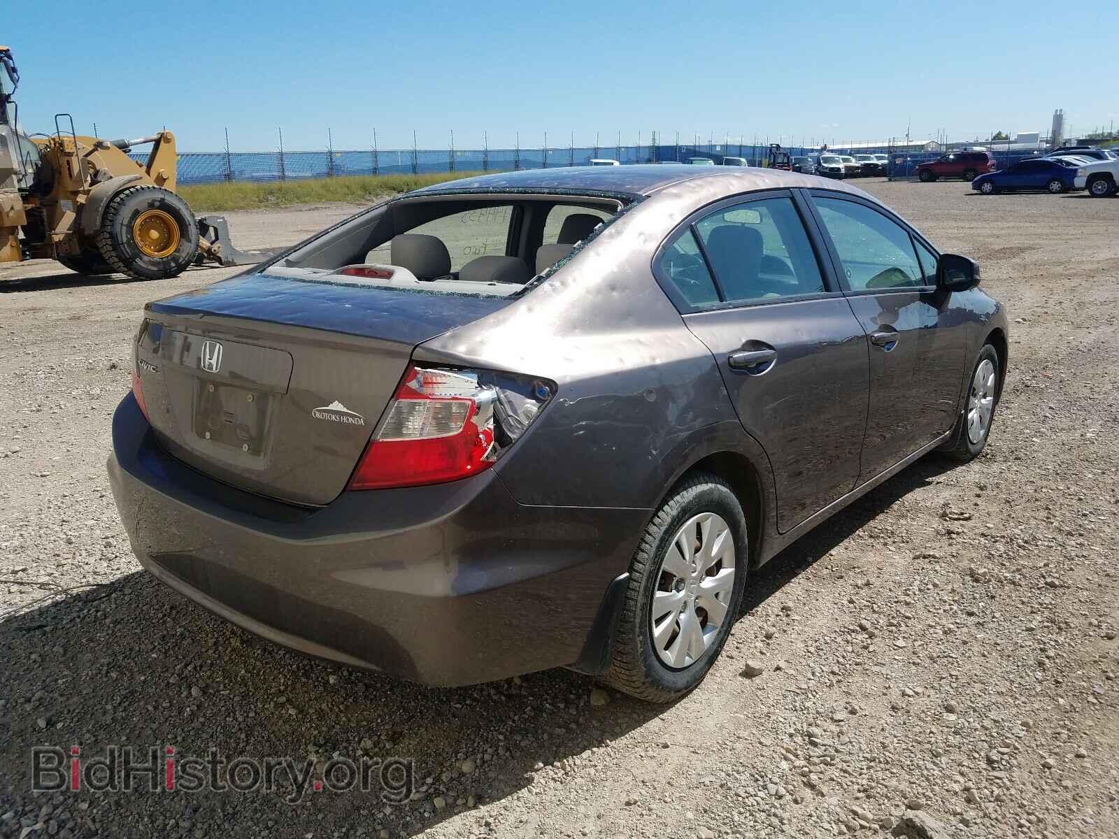 2012 HONDA CIVIC - VIN: 2HGFB2F42CH046120 - Фото 4