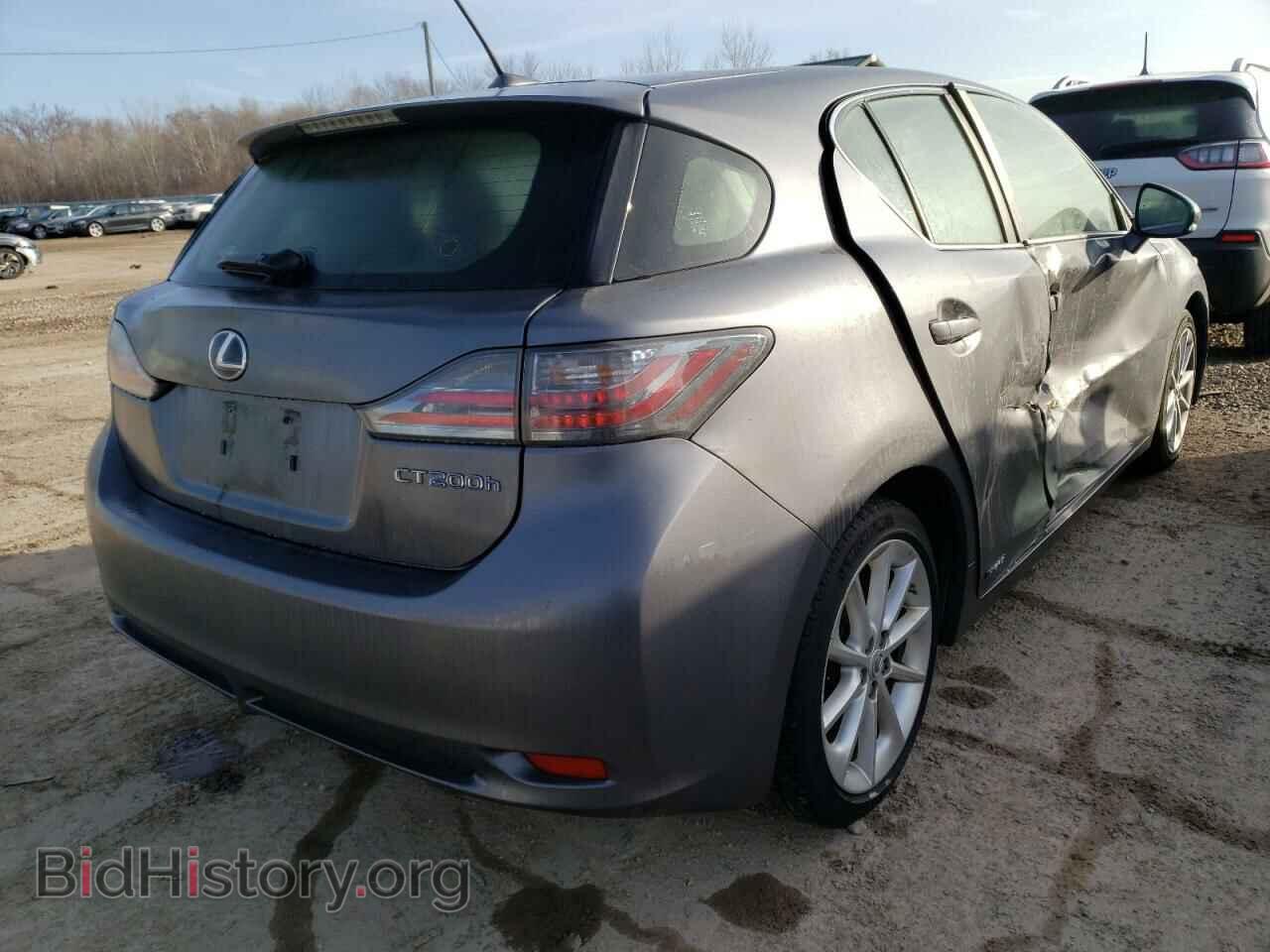 2012 LEXUS CT 200 - VIN: JTHKD5BH3C2073772 - Фото 3