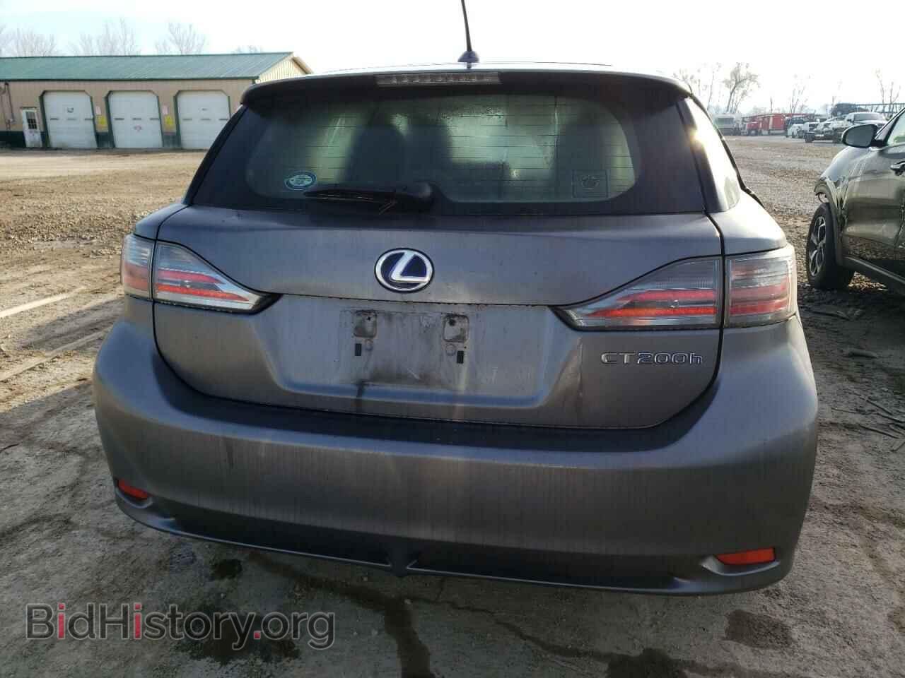 2012 LEXUS CT 200 - VIN: JTHKD5BH3C2073772 - Фото 6