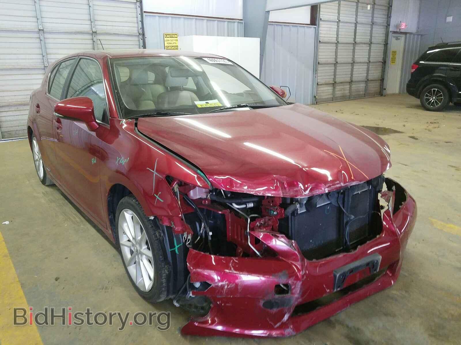 Photo JTHKD5BH0C2105366 - LEXUS CT 200 2012