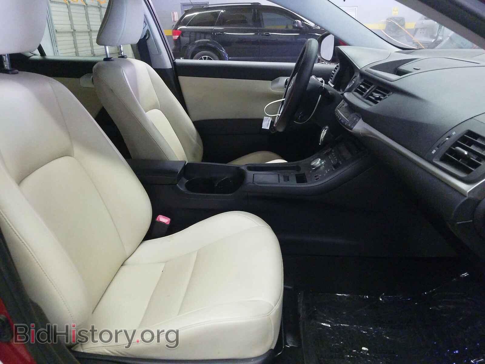 2012 LEXUS CT 200 - VIN: JTHKD5BH0C2105366 - Фото 5