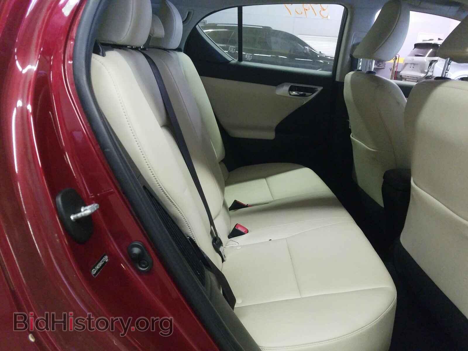 2012 LEXUS CT 200 - VIN: JTHKD5BH0C2105366 - Фото 6