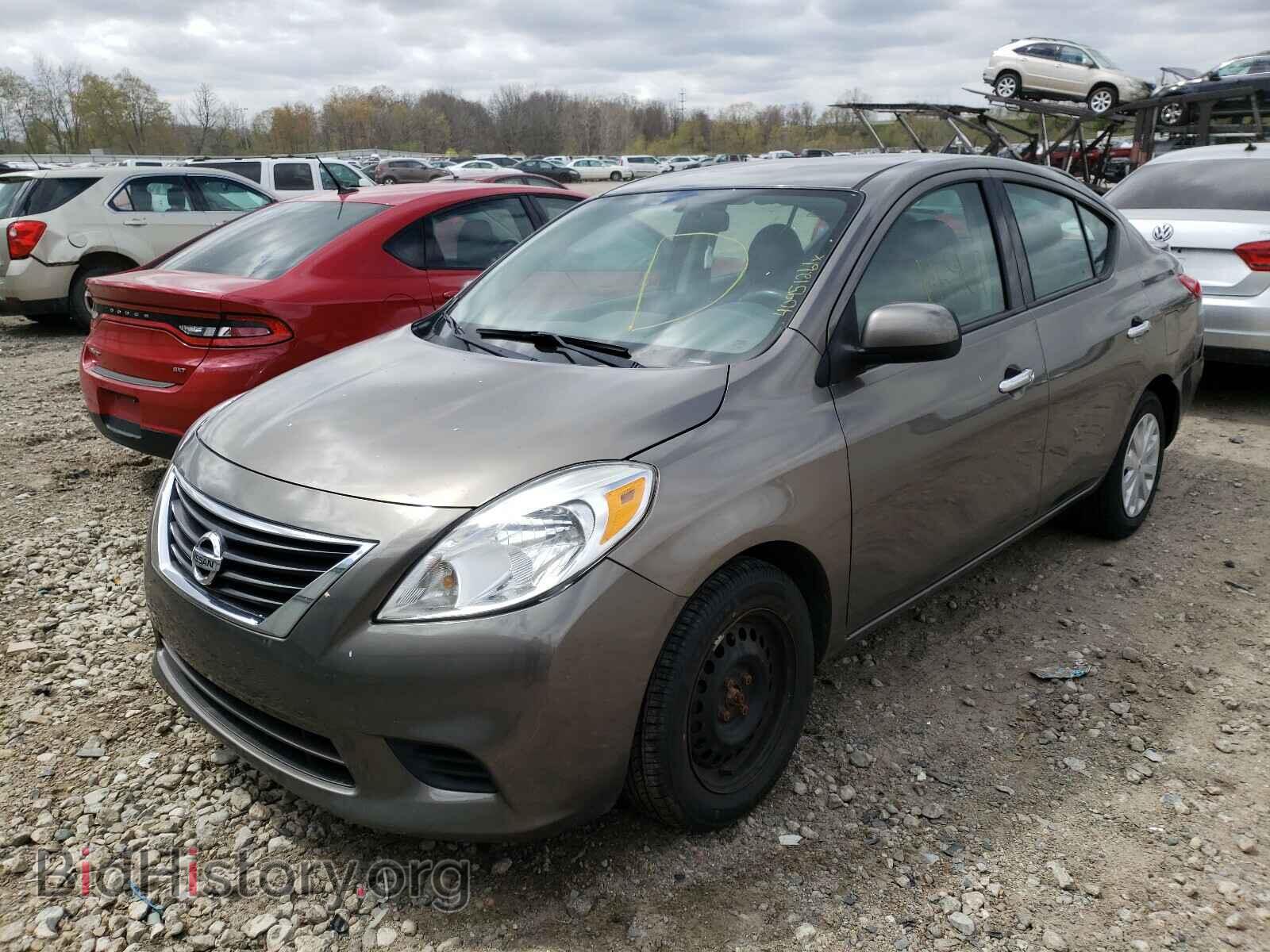 2014 NISSAN VERSA - VIN: 3N1CN7AP9EL820187 - Фото 2