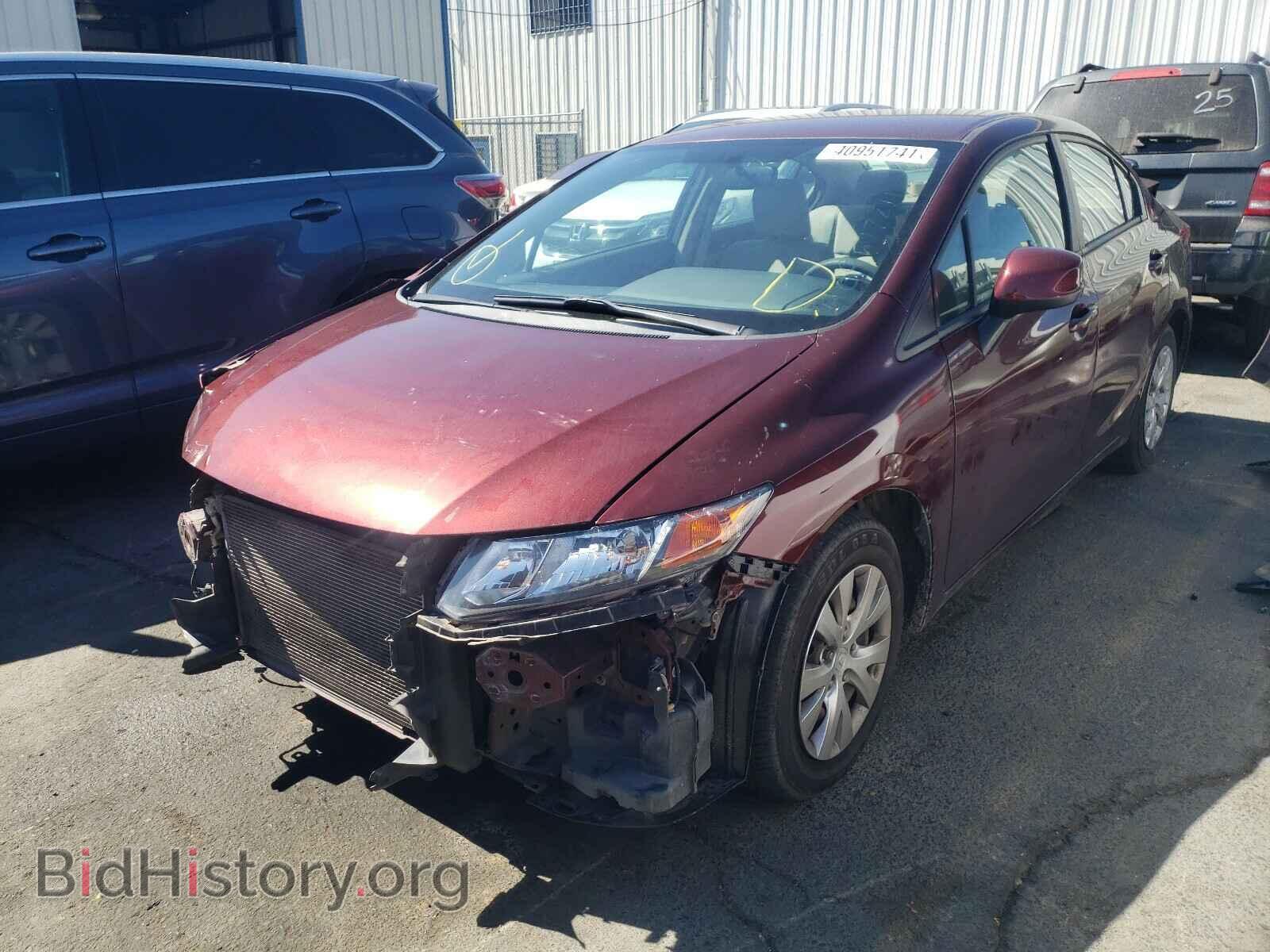 2012 HONDA CIVIC - VIN: 19XFB2F5XCE098470 - Фото 2