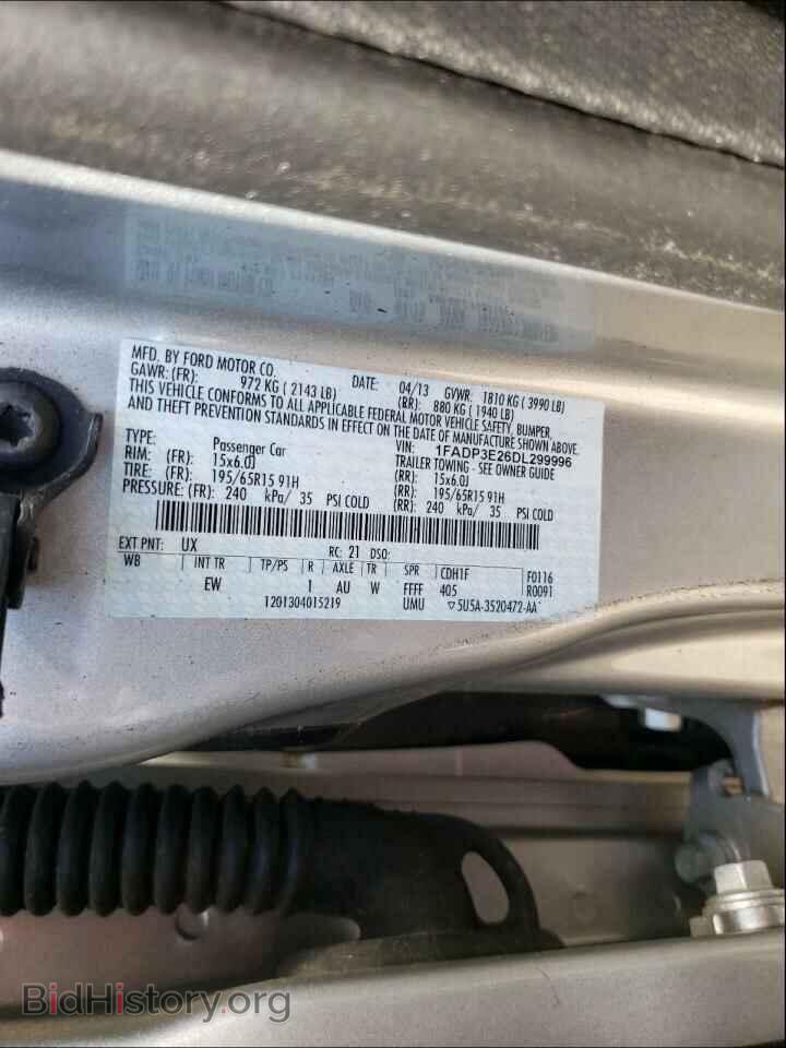 2013 FORD FOCUS - VIN: 1FADP3E26DL299996 - Фото 10