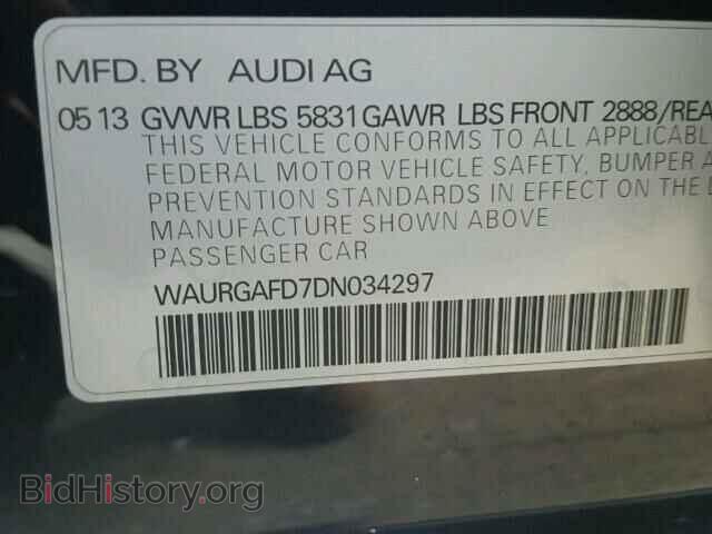 2013 AUDI A8 - VIN: WAURGAFD7DN034297 - Photo 10