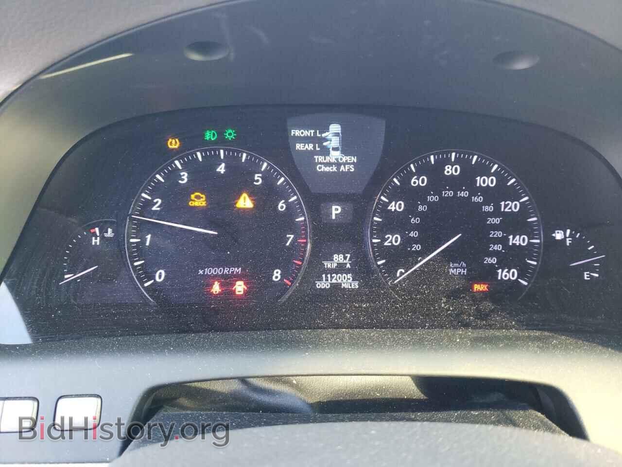 2012 LEXUS LS460 - VIN: JTHBL5EF9C5111274 - Фото 9