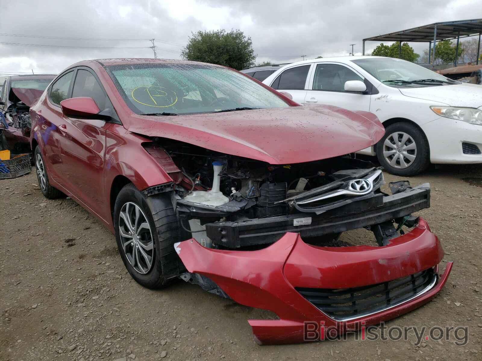 Photo 5NPDH4AE7GH716158 - HYUNDAI ELANTRA 2016