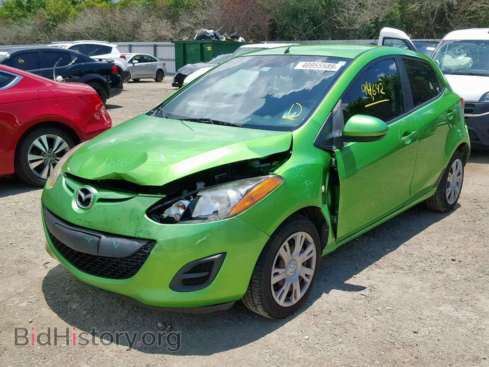 2012 MAZDA 2 - VIN: JM1DE1KY9C0149927 - Фото 2