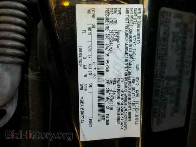 2012 FORD FOCUS - VIN: 1FAHP3H24CL373413 - Фото 10