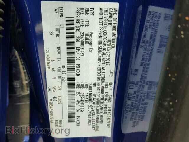 2014 FORD FOCUS - VIN: 1FADP3L9XEL344357 - Photo 10
