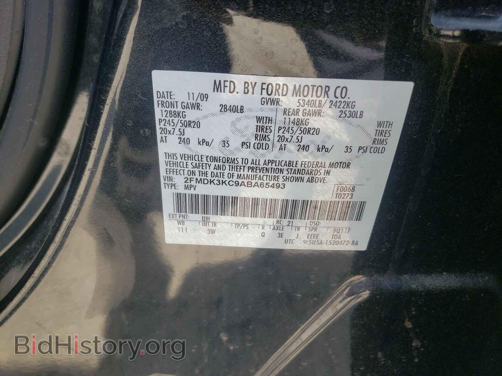 2010 FORD EDGE - VIN: 2FMDK3KC9ABA65493 - Photo 10