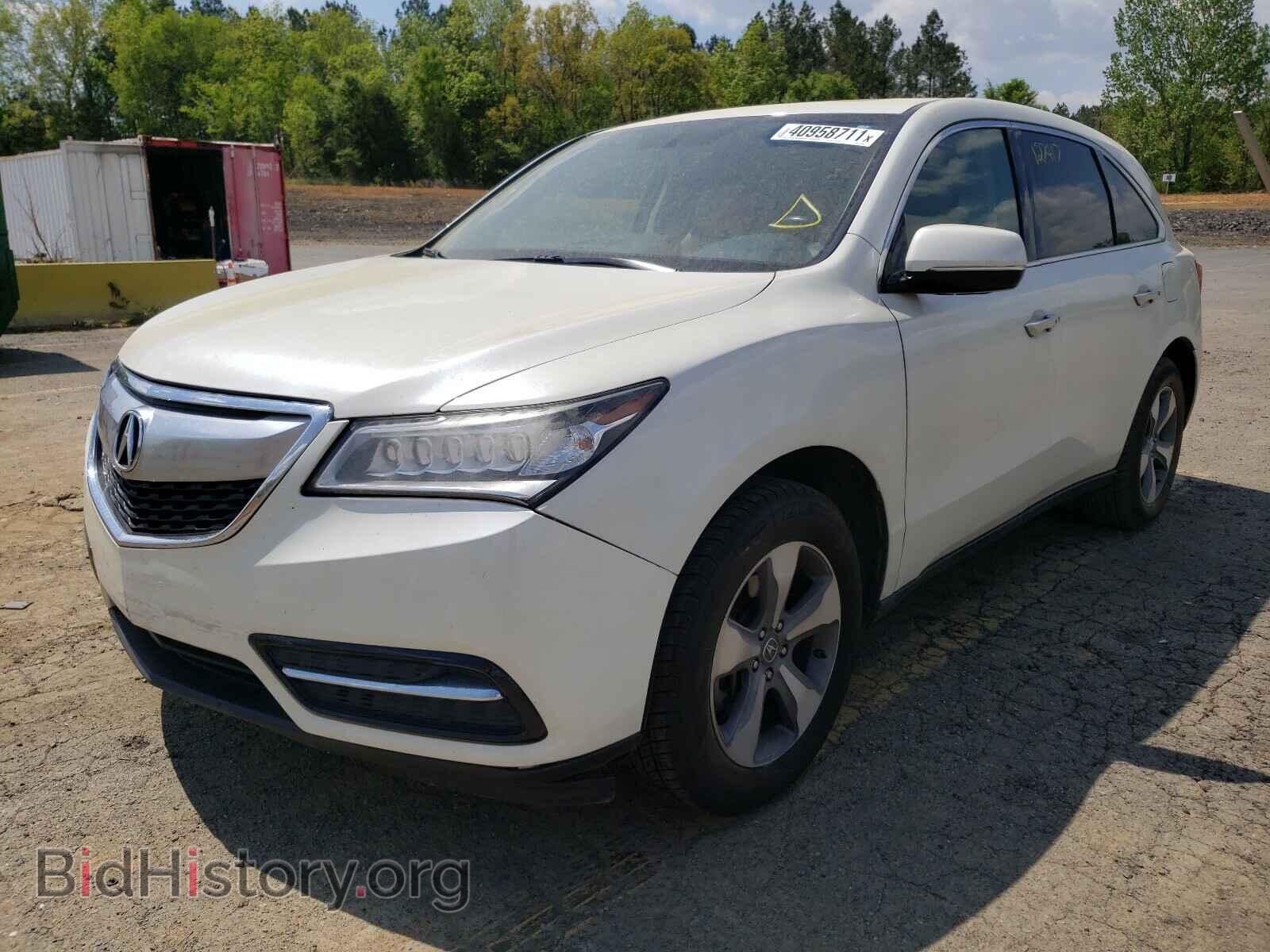 2015 ACURA MDX - VIN: 5FRYD3H24FB012420 - Фото 2