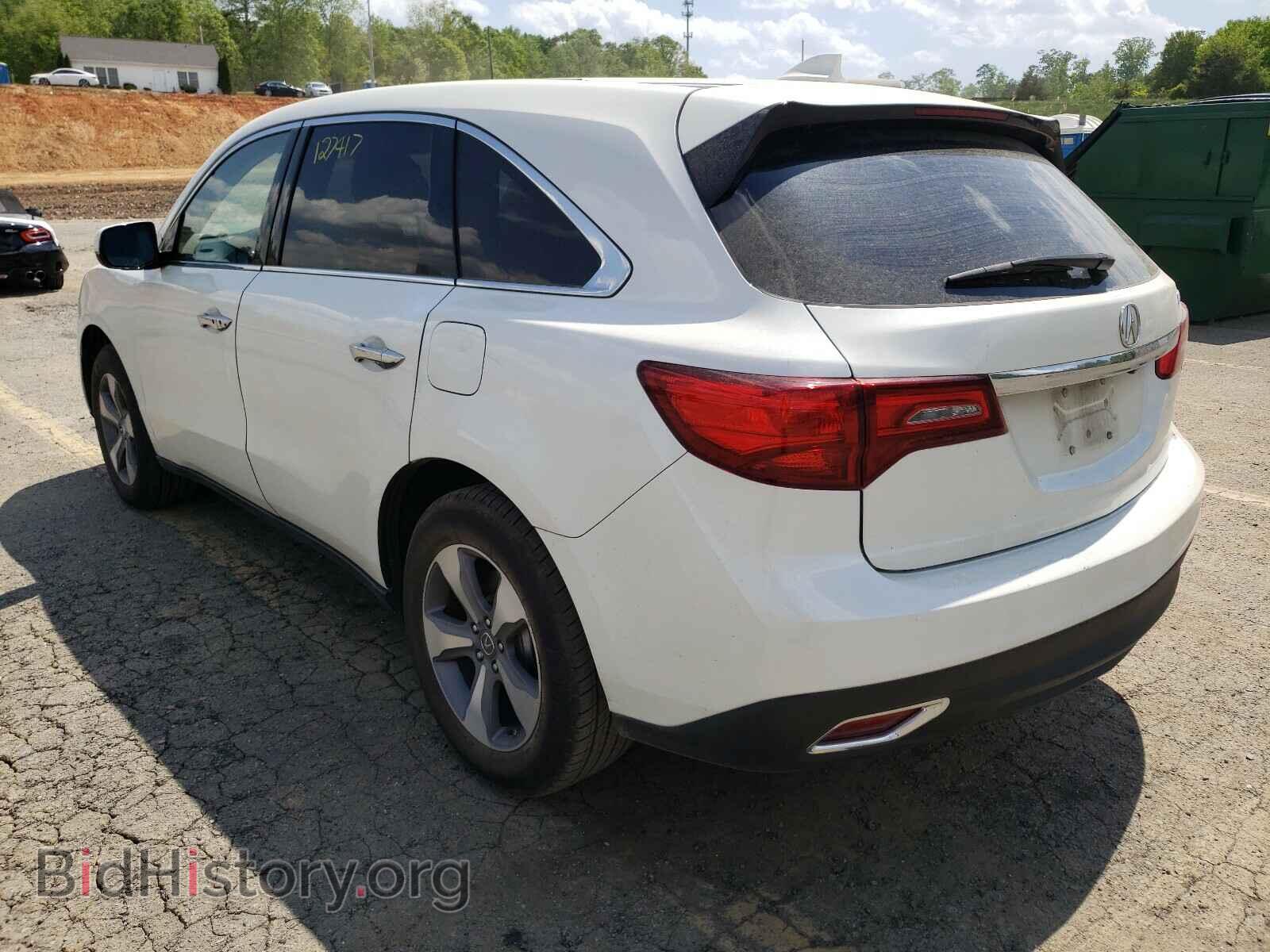 2015 ACURA MDX - VIN: 5FRYD3H24FB012420 - Фото 3