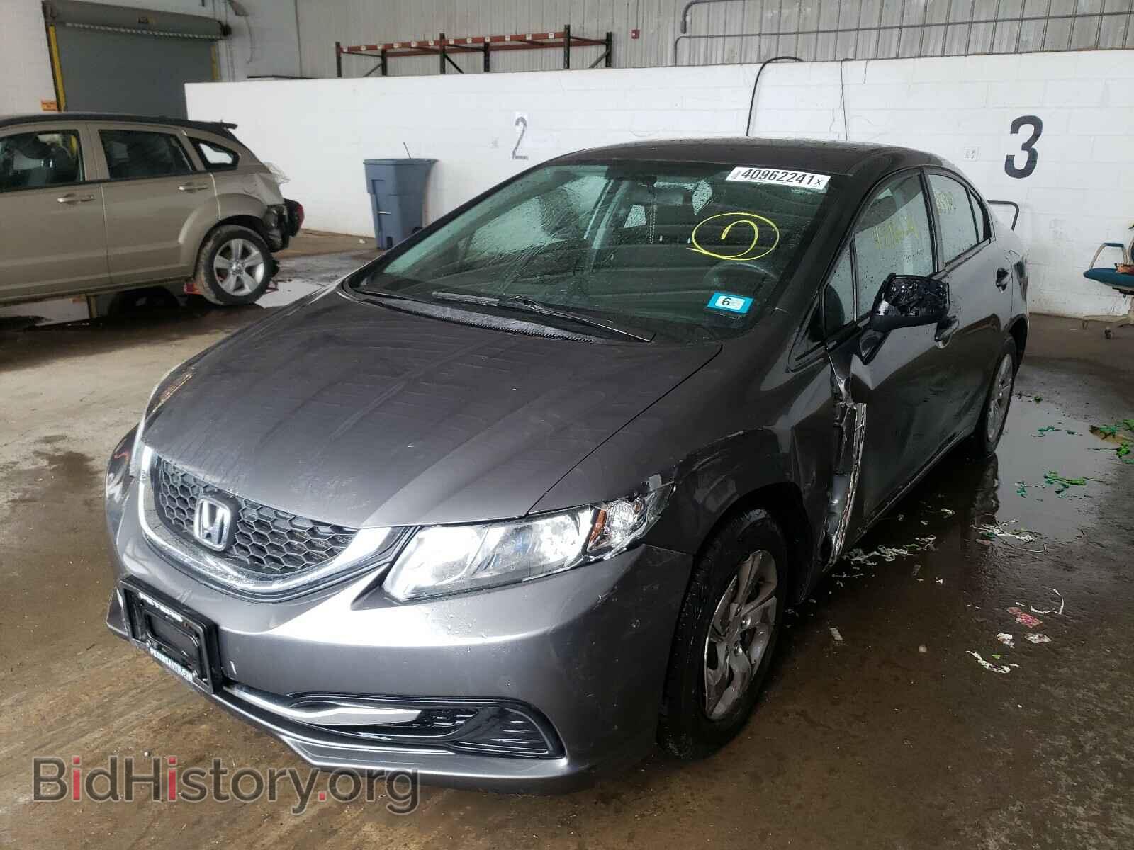 2013 HONDA CIVIC - VIN: 2HGFB2F55DH500645 - Фото 2