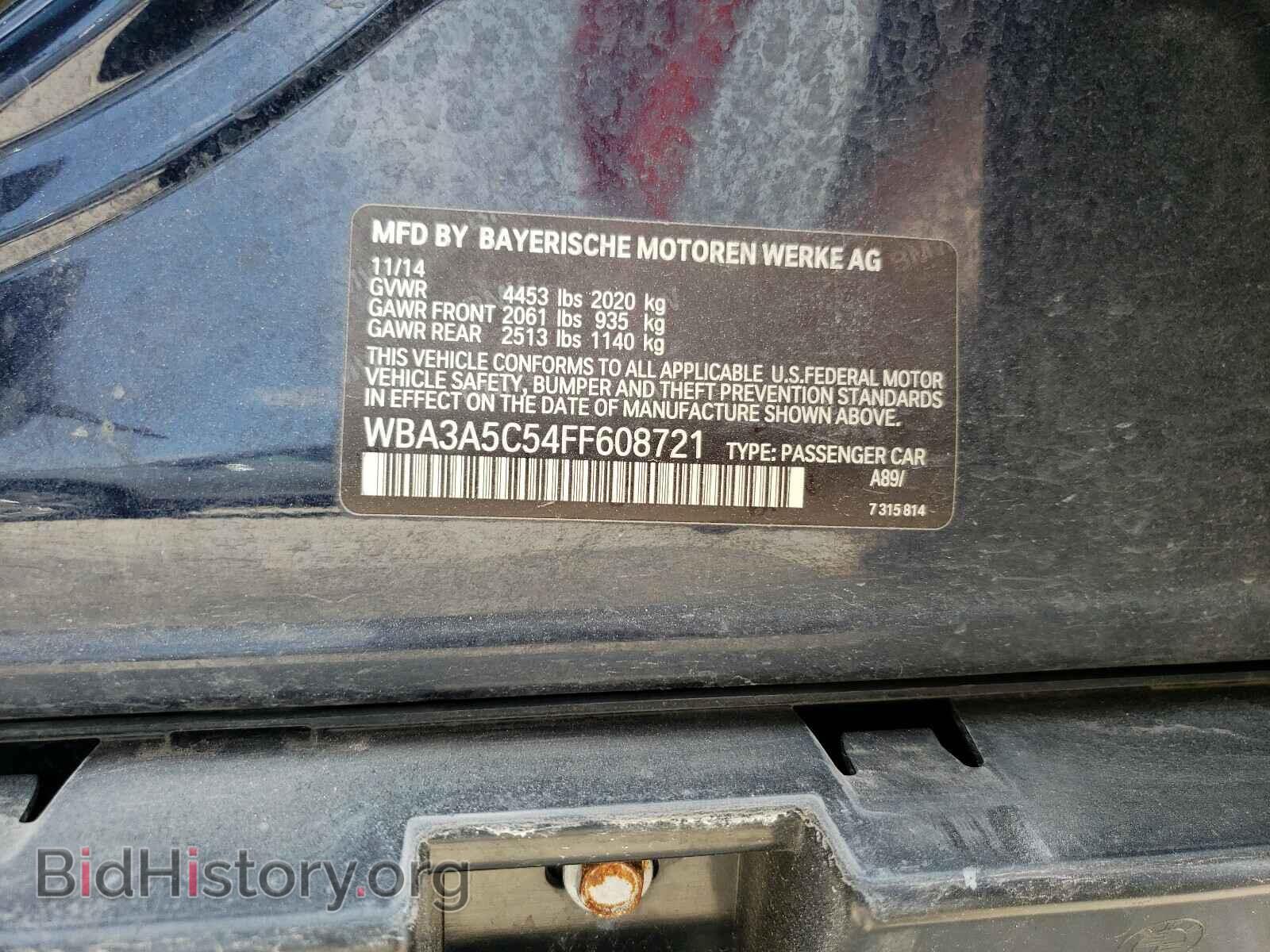 2015 BMW 3 SERIES - VIN: WBA3A5C54FF608721 - Photo 10