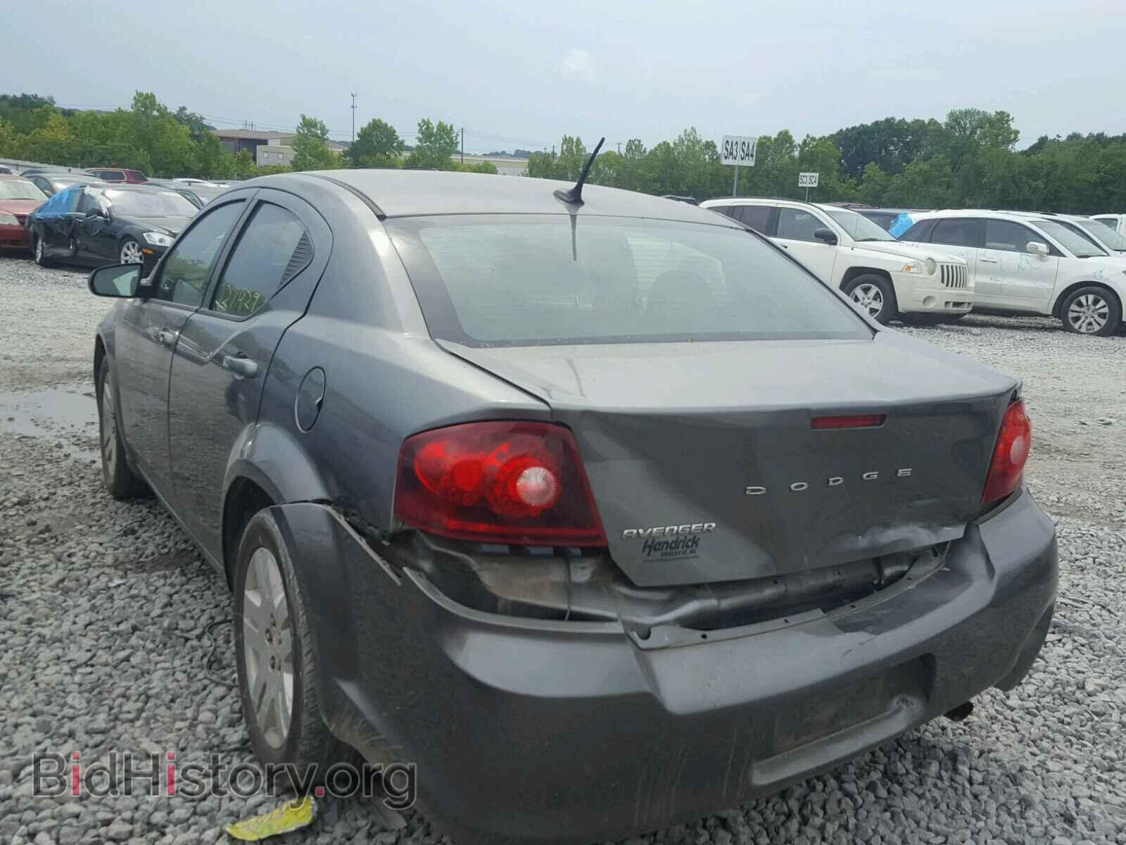 2012 DODGE AVENGER - VIN: 1C3CDZAB8CN171371 - Фото 3