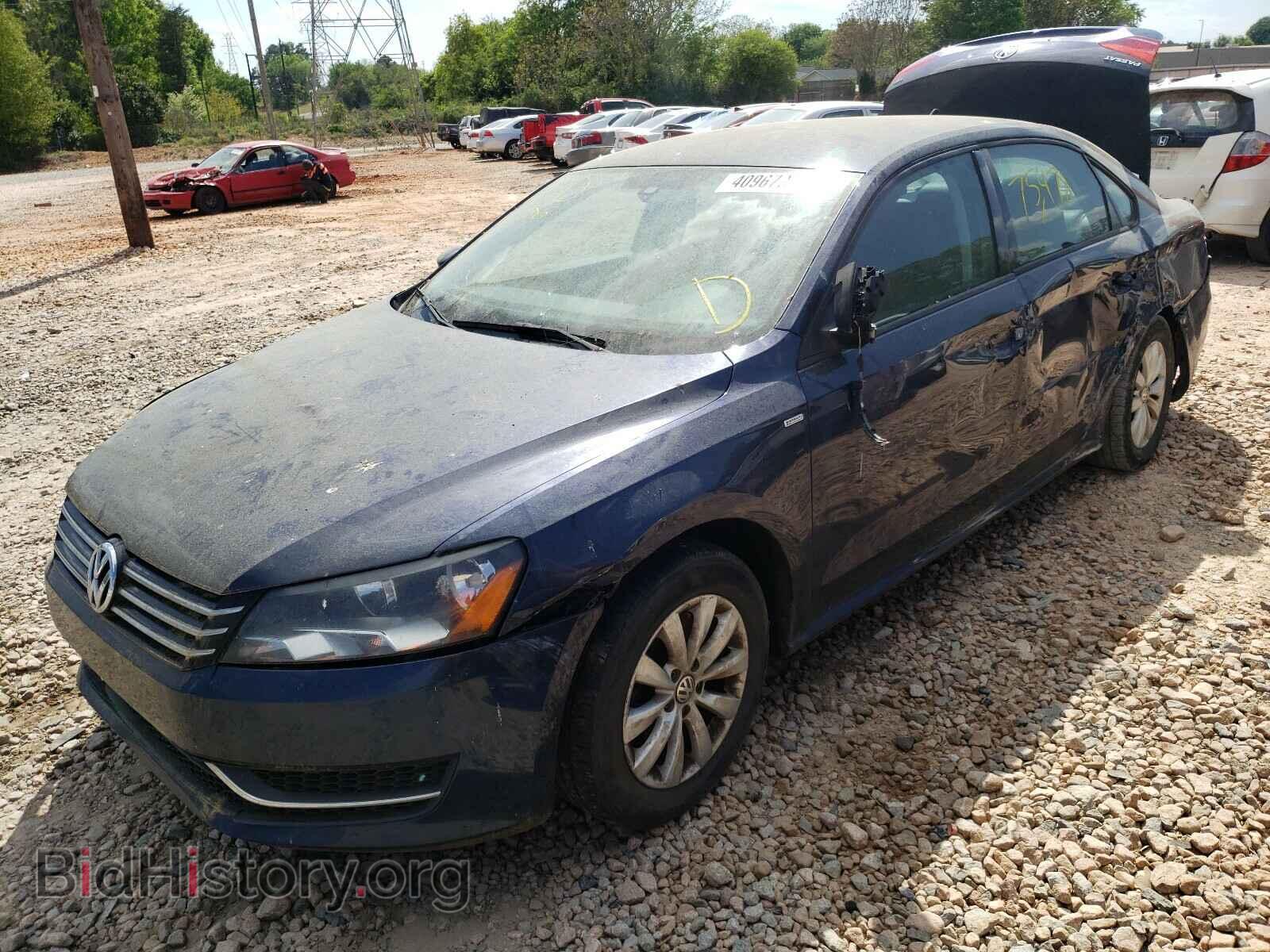 2014 VOLKSWAGEN PASSAT - VIN: 1VWAT7A3XEC093013 - Фото 2