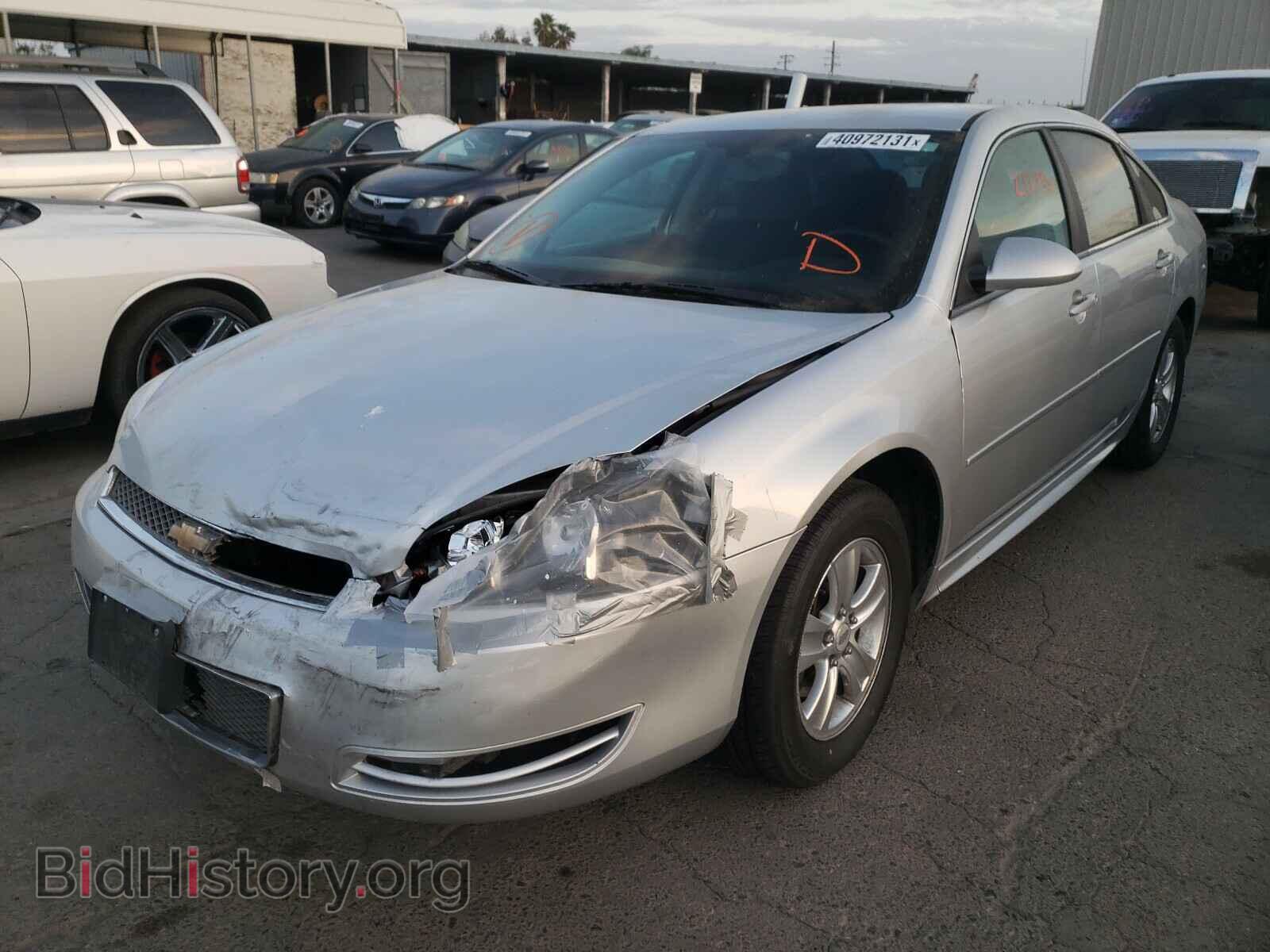 2012 CHEVROLET IMPALA - VIN: 2G1WF5E37C1314156 - Фото 2