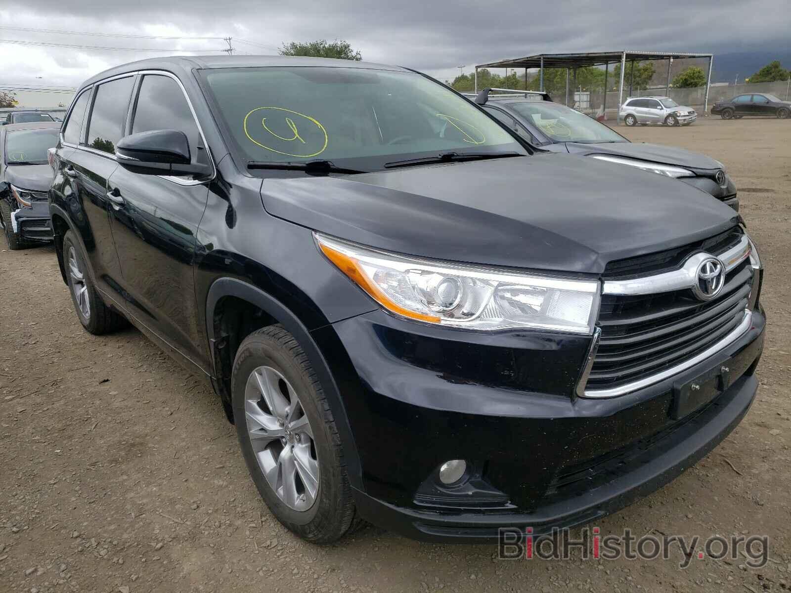 Photo 5TDBKRFHXES055631 - TOYOTA HIGHLANDER 2014