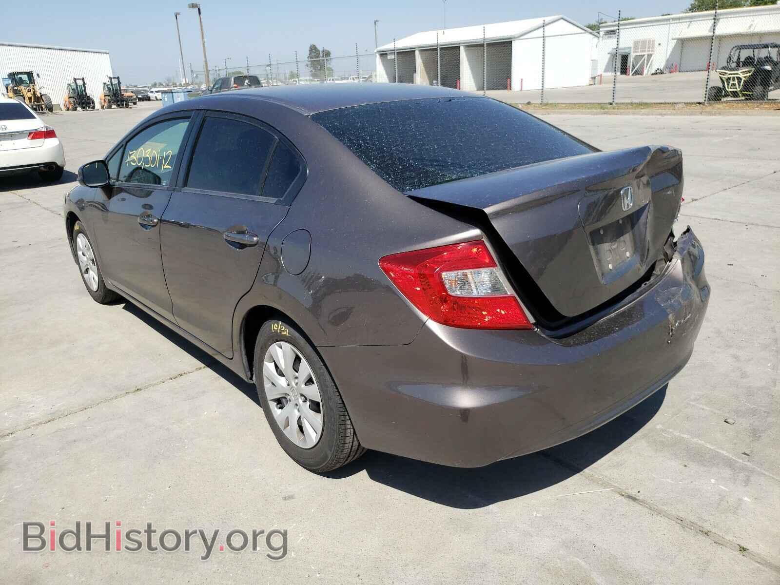 2012 HONDA CIVIC - VIN: 2HGFB2F57CH547934 - Фото 3